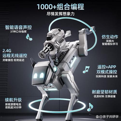 奥智嘉智能ai编程机器狗玩具奥智嘉专注于编程机器人的研发,产品设计